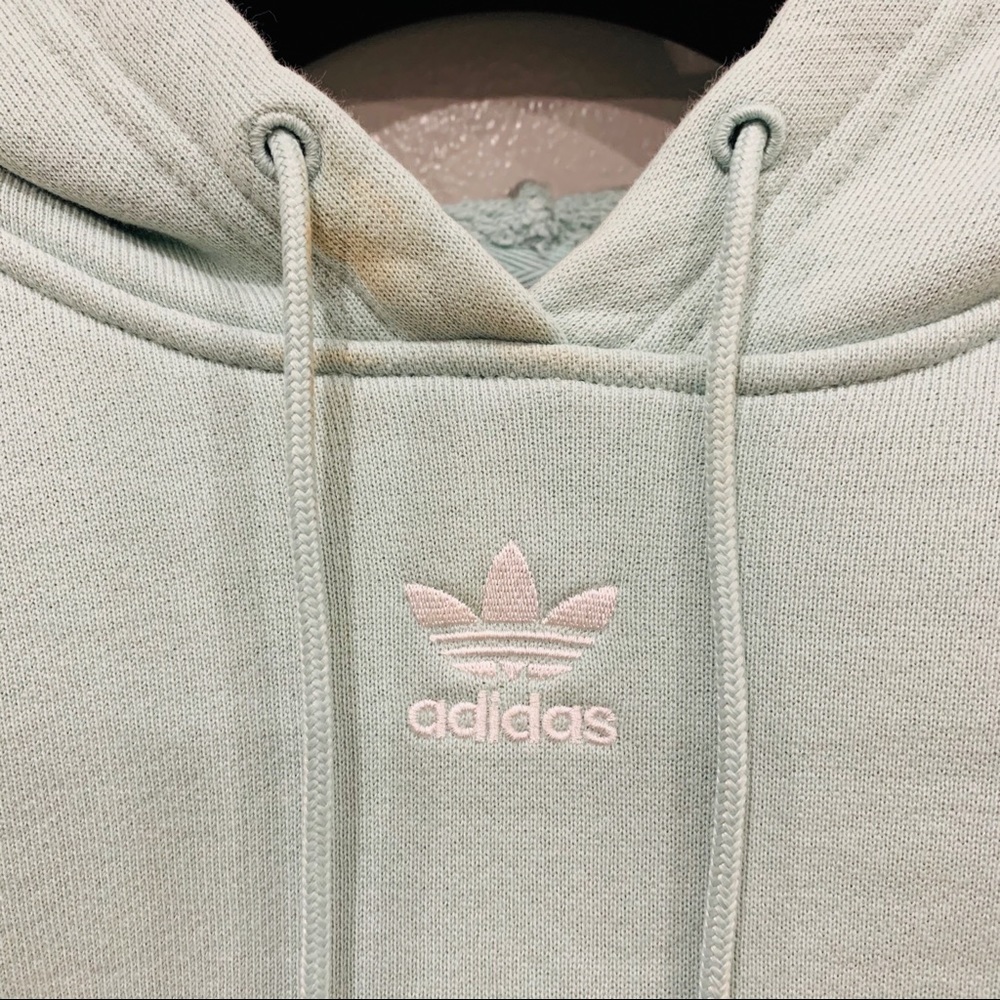 ADIDAS WOMEN’S CROPPED HOODIE XS - Picture 3 of 5